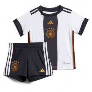 Tyskland kläder Barn VM 2022 Hemmatröja Kortärmad (+ korta byxor)